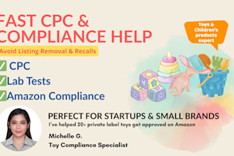 provide CPC and test reports for toys and baby products