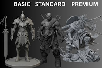 sculpt high quality 3d models for 3d printing