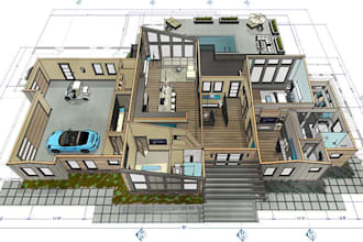 create city permit ready architectural drawings in chief architect