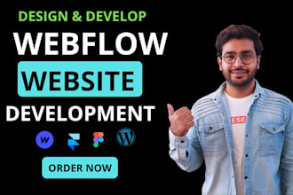 be your webflow developer, webflow expert, figma to webflow, webflow cms website