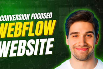 be your webflow developer, webflow expert, figma to webflow, webflow cms website