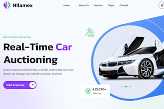 build squarespace bidding website car multivendor auction website