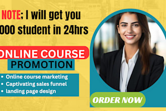 do udemy online course promotion, kajabi, thinkific online course sales funnel
