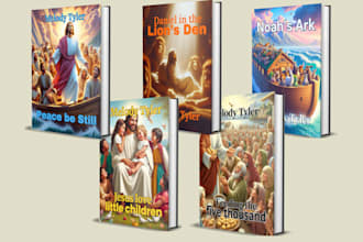 design bible illustration and storybook art for christian kids books amazon kdp