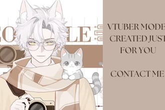 do 3dvtuber 3dvroid 3dvrchat model 3d vrc avatar 3d vrc rig vr avatar