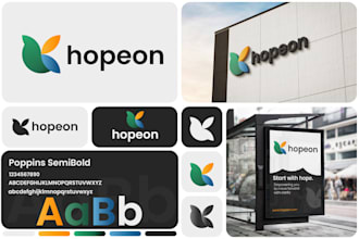 design distinctive memorable brand identity with clever logo