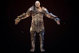 accurate 3d game character, ue5 control rig, unity texture, skin rig, animation