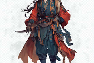 draw fantasy, star wars, mecha, sprite dnd art