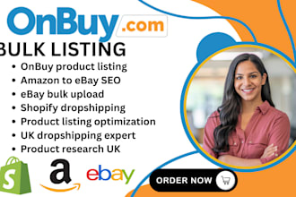 do onbuy bulk product amazon to ebay seo listing shopify dropshipping store