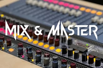 mix and master, release ready