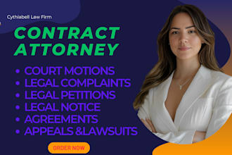 be your civil lawyer in property, business, employment and contract lawsuits