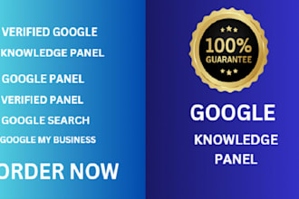 help you appear on google with your own knowledge panel that shows your details
