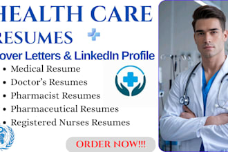 create an ats optimized resume for healthcare professionals