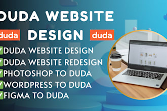 build and design website using duda website builder