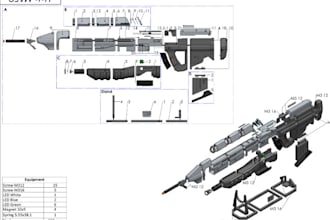 do 3d cad model, cnc model, manufacturing drawing, solidworks, auto cad, artcam