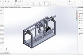 design precise 3d mechanical parts and assemblies using solidworks or creo