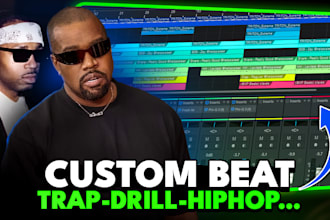 make or remake custom trap, drill or hiphop beat