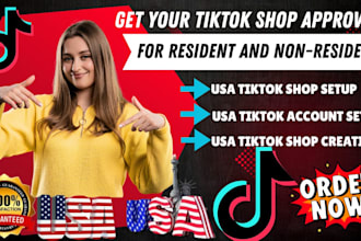 create USA tiktok shop USA tiktok account USA tiktok shop primary representative