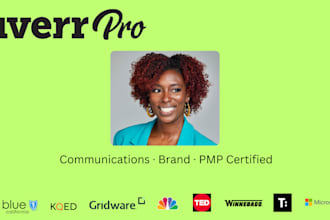 develop PR and digital marketing strategy for your brand voice