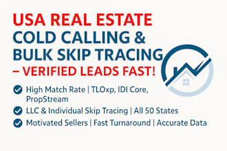 do USA, UK, canada real estate cold calling, bulk skip tracing, lead generation