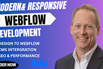 design or develop webflow webflow expert figma to webflow