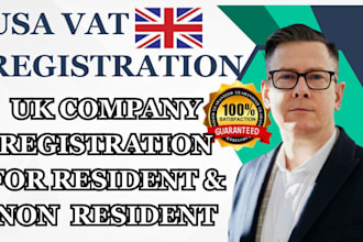 do UK company registration, UK vat for residents and non residents in just 24hr