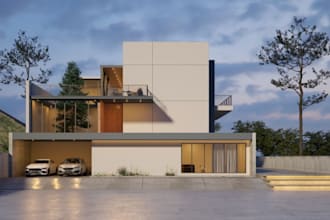 renovation 3d real estate architectural rendering, 3d floor plan, swimming pool