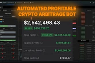 build hft trading bot, trading bot, crypto trading bot, arbitrage bot forex bot