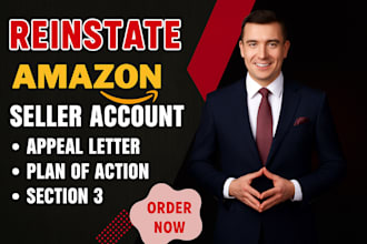 do amazon account reinstatement ,suspension and listing amazon assitance
