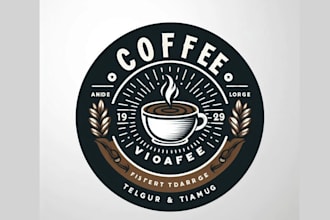 design coffee shop, bar or restaurant logo