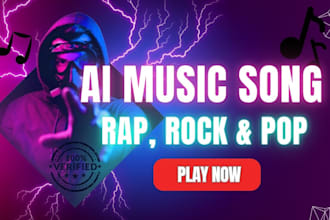 create professional custom songs from your lyrics with ai music production