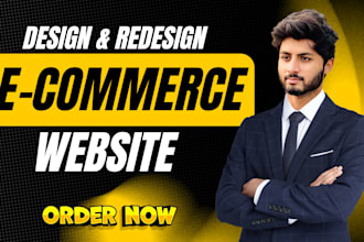 design ecommerce wordpress website and online store