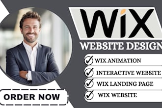 wix animation wix studio interactive website wix landing page wix website design