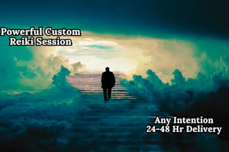 do a reiki healing session with the custom intention of your choice