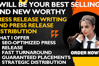 do press release writing and press release distribution