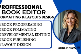 do professional book editing, proofreading, and developmental review