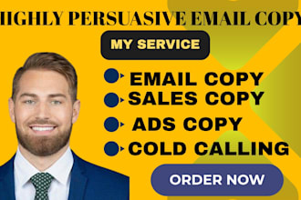 do  high converting email copy sales letters ads copy newsletters  cold emails