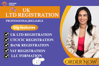 register your UK ltd company, vat, or set up your UK business