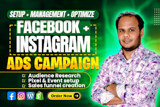 run facebook ads campaign, instagram ads, meta ads, fb ads for sales and leads