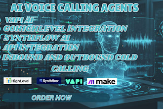 setup ai voice agent for customer support sales or ai cold calling for business