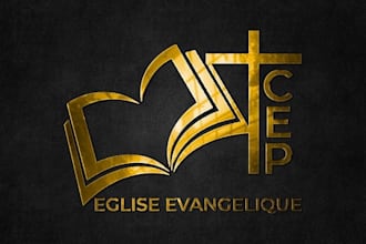 do modern christian ministry religious and church logo
