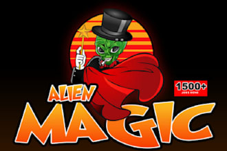 design catchy animal cartoon, logo, mascot character