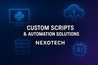 create powerful custom scripts and task automations for you
