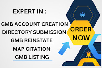 setup google my business map citation directory submission appeal suspended gmb