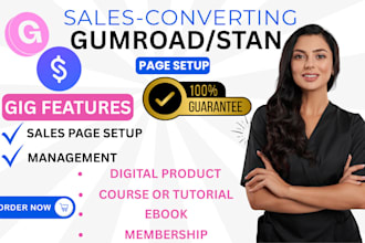 setup stan gumroad etsy beacons ai payhip pensight digital products page store