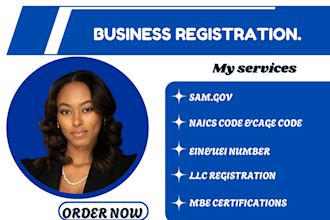 samgov,uei,cage, naics, llc nonprofit registration services