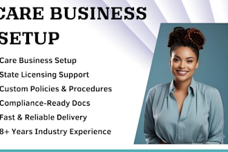 home care business launch licensing support custom policies and compliance setup