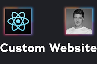 create your professional react js website