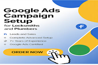 setup google ads for locksmiths and plumbers to get urgent leads and sales