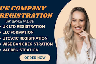 register your UK company, llc, cic, llp, or vat quickly and legally